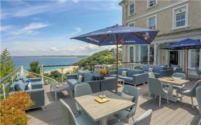 St. Ives Harbour Hotel & Spa Terrasse