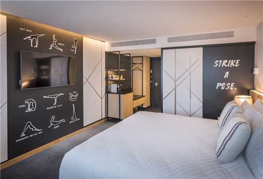 M Social Auckland Doppelzimmer