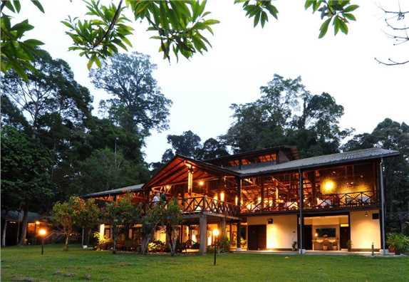 Borneo Rainforest Lodge Außenansicht