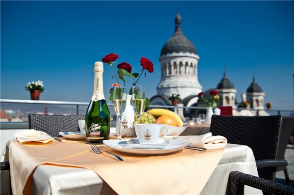 Hotel Beyfin Dachterrasse