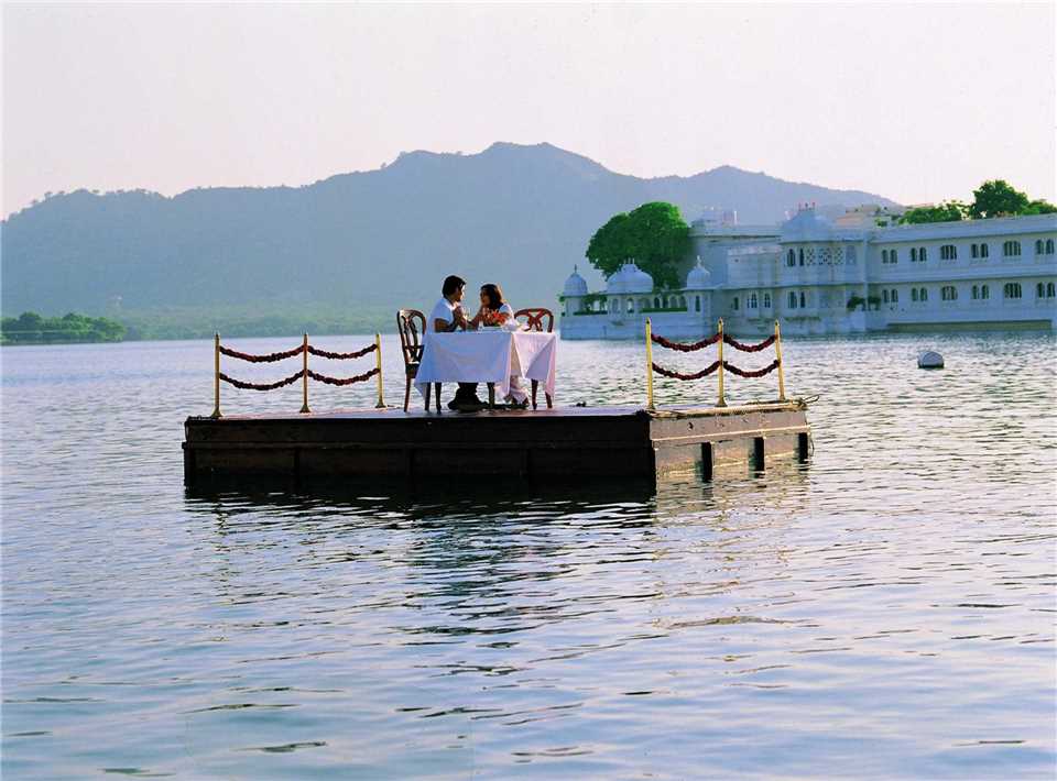 Taj Lake Palace romantisches Dinner