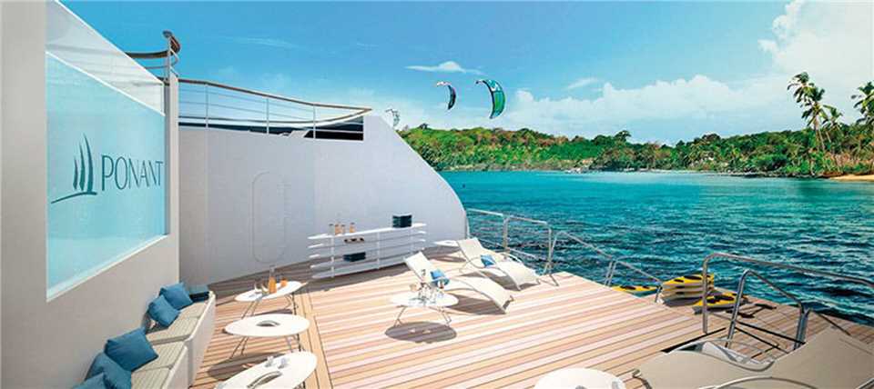 Ponant Le Laperouse Sonnenterrasse