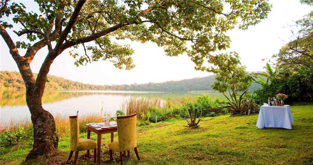 Lake Duluti Lodge Blick auf den See