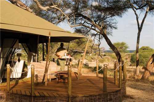 Sanctuary Swala Camp Terrasse