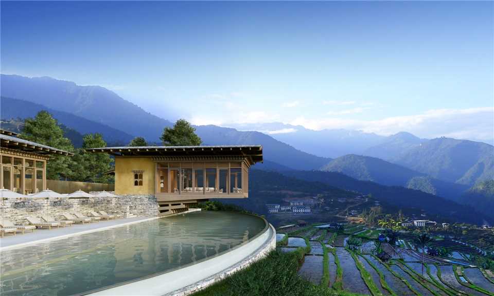Six Senses Punakha Aussenansicht