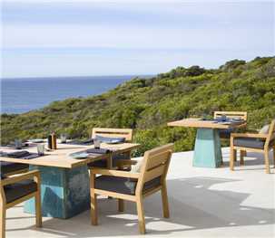 Southern Ocean Lodge Terrasse