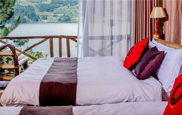 Lake Mulehe Gorilla Lodge Zimmeransicht