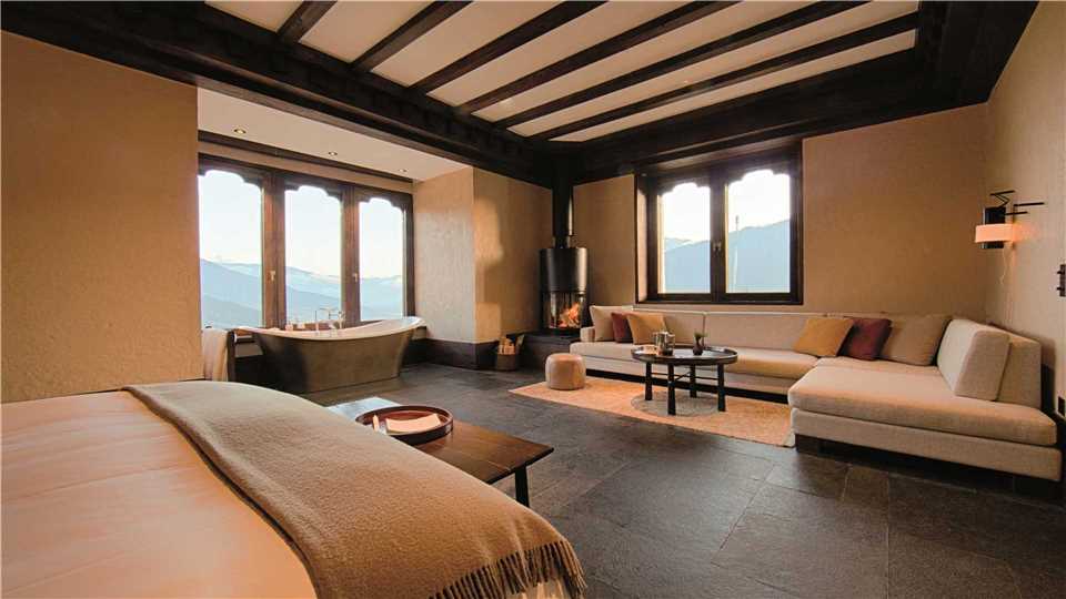 Gangtey Lodge Zimmeransicht