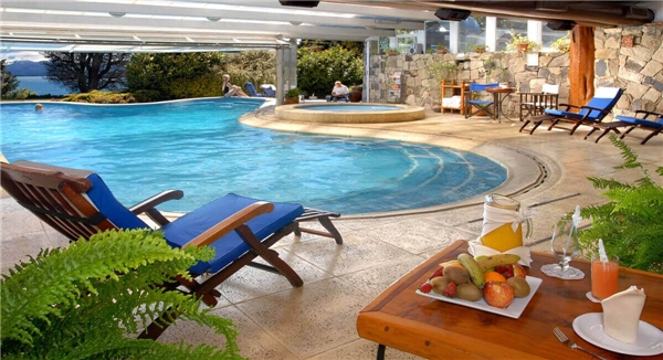 Pool vom Nido del Cóndor Hotel & Spá in San Carlos de Bariloche