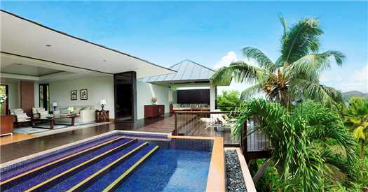 Raffles Seychelles privater Pool