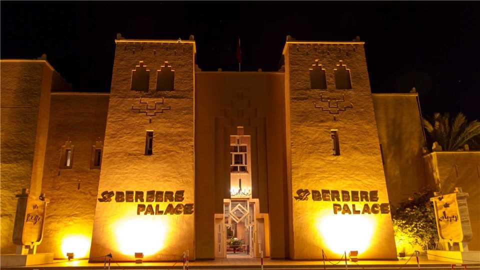 Le Berbere Palace Aussenansicht