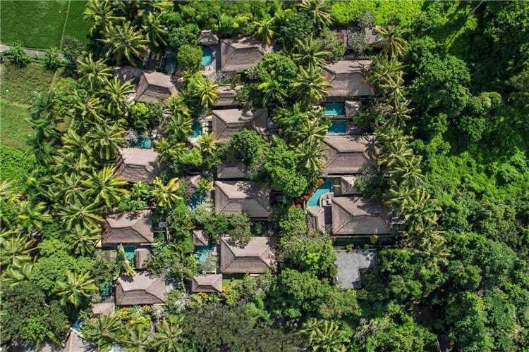 The Ubud Village Resort & Spa Luftaufnahme