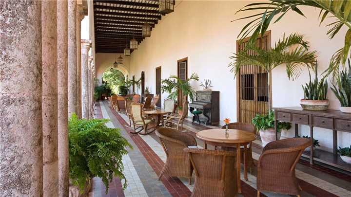 Hacienda Temozón Terrasse