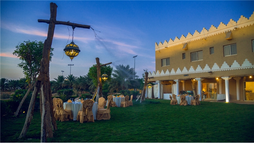 Al Malfa Resort Garten