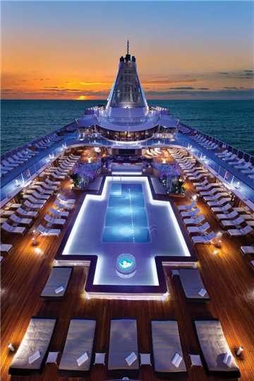 MS Marina Oceania Cruises Sonnendeck