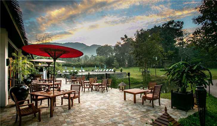 Villa Inle Boutique Resort Terrasse