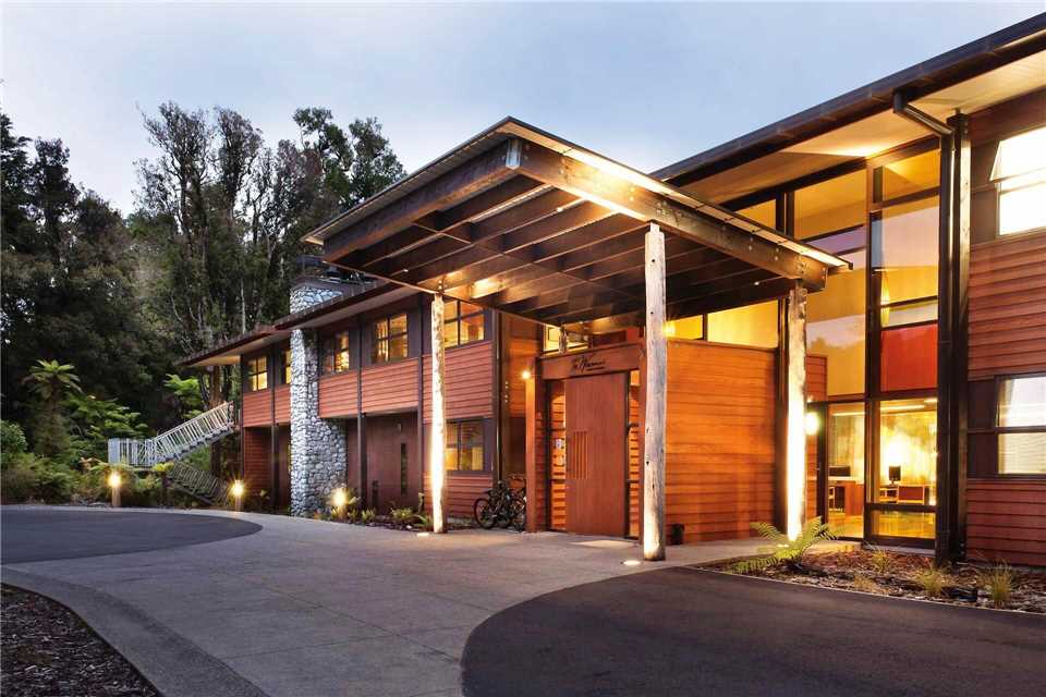 Te Waonui Forest Retreat Außenansicht