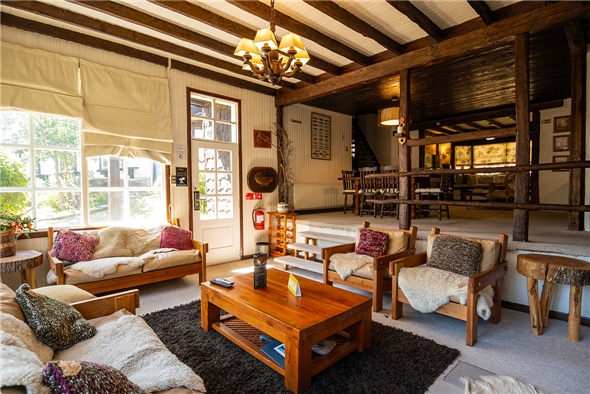 Sitzecke von The Patagonien Lodge in Coyhaique, Chile