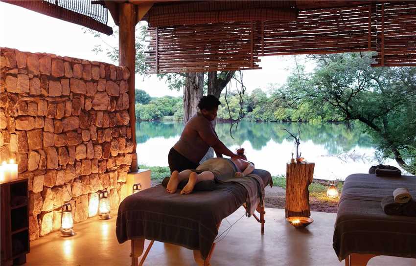 Matetsi River Lodge Wellnessbereich