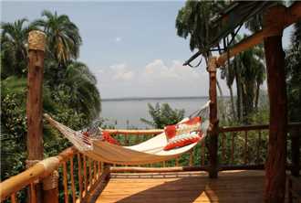 Ruzizi Tented Lodge Terrasse