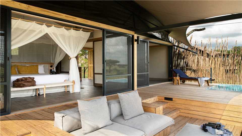 Lemala Nanyukie Tented Camp Bungalow mit Terrasse