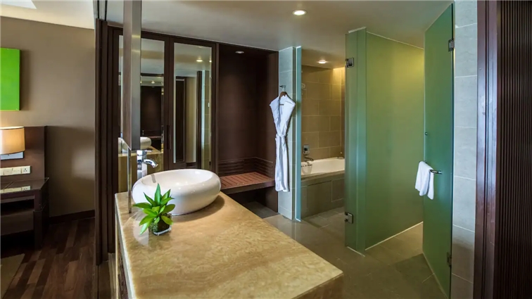 Bathroom vom Hyatt Regency Kinabalu