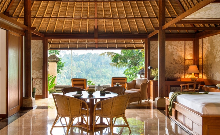 Doppelzimmer vom Amandari Ubud in Bali