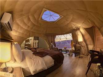 Wadi Rum UFO Luxotel Innenansicht