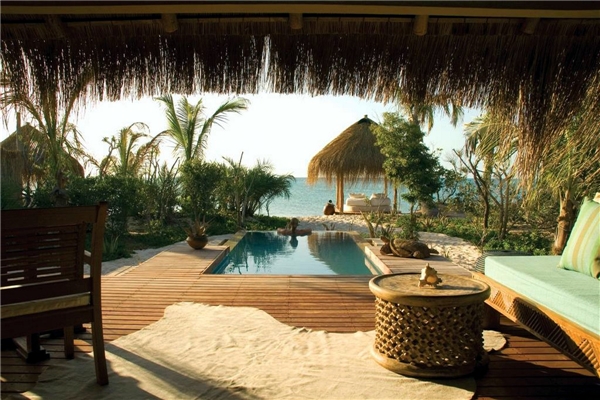 Azura Benguerra Island Ausblick Beach Villa