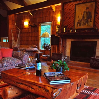 El Pangue Lodge Wohnzimmer