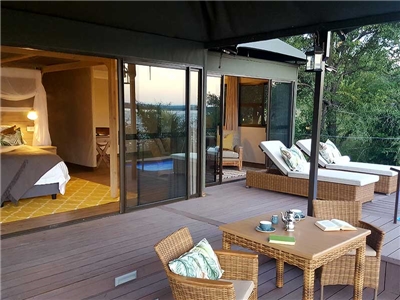 Old Drift Lodge Terrasse