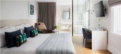 Spicers Potts Point Zimmerbeispiel des Luxe King Rooms