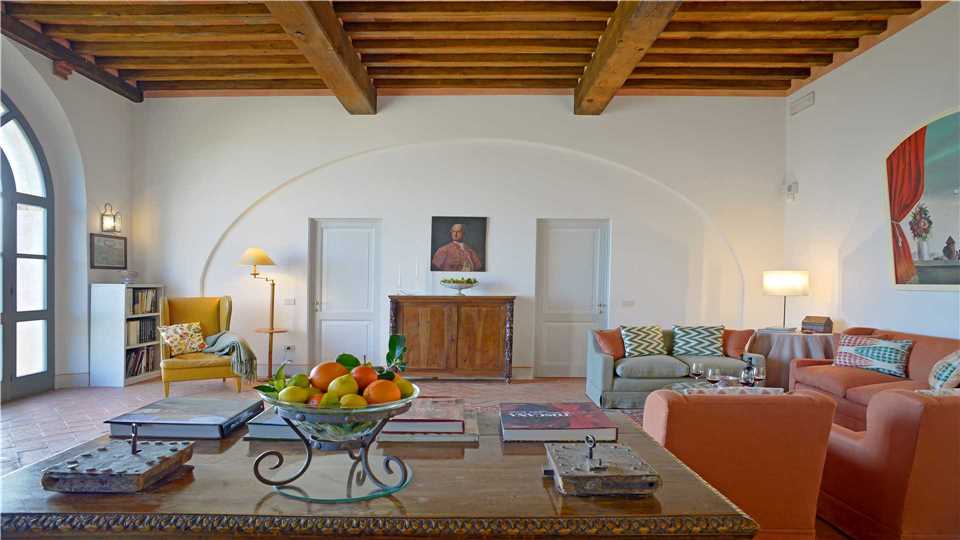 Villa La Limonaia Wohnzimmer - Toskana