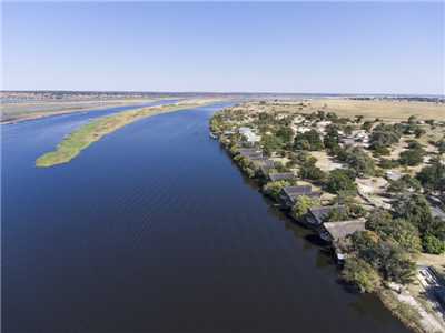 Chobe Water Villas Panoramablick