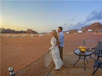 Wadi Rum UFO Luxotel Ausblick
