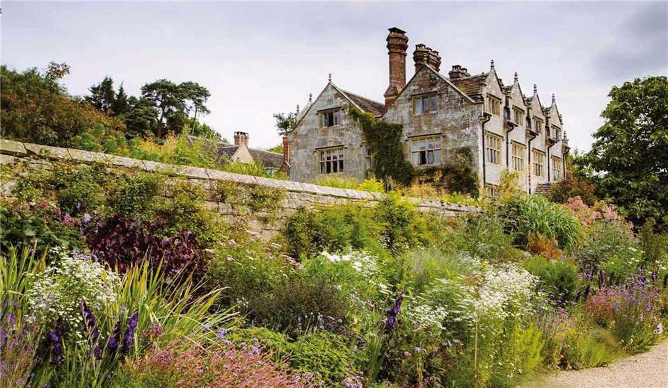 Gravetye Manor Garten an der Long Border