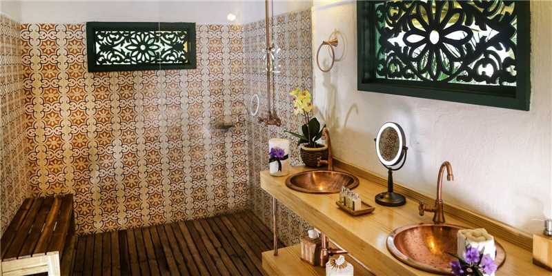 Hacienda Bambusa Badezimmer