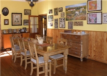 Sitzecke von Estancia La Angostura in las Horquetas, Argentinien