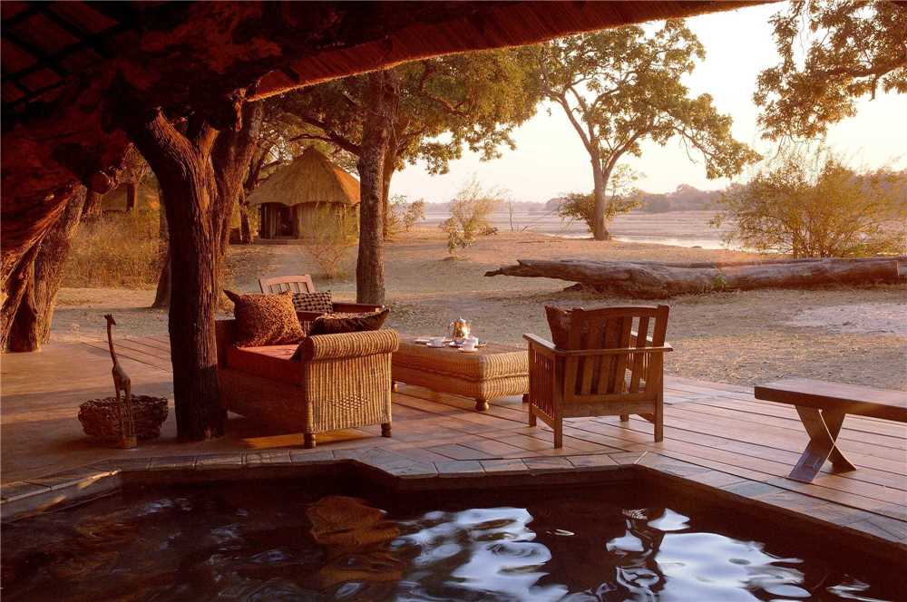 Mchenja Bush Camp Terrasse