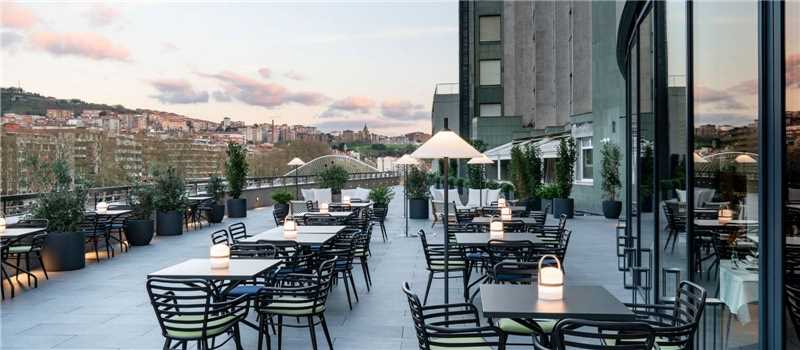 Hotel Vincci Consulado de Bilbao Terrasse Restaurant