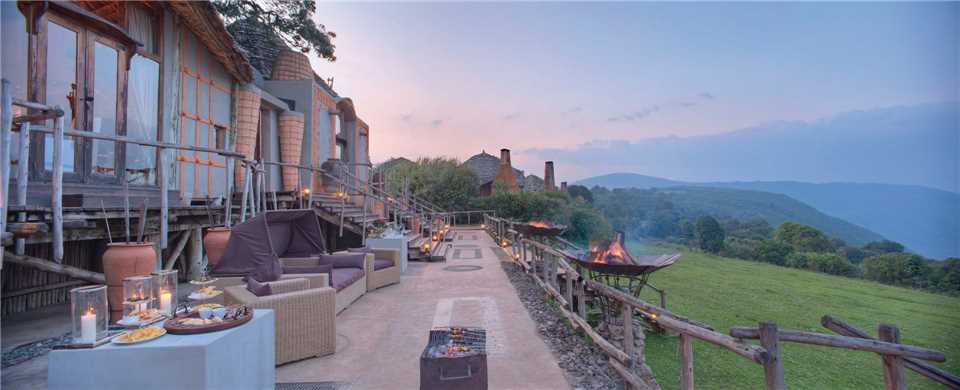 &Beyond Ngorongoro Crater Lodge Ausblick