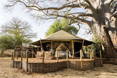 Sanctuary Swala Camp Ansicht Pavillon