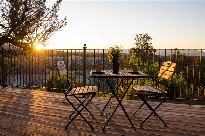 Zion Mountain Ranch Terrasse