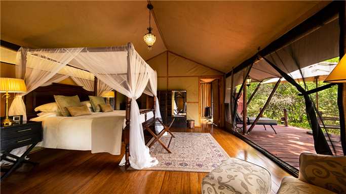 Sand River Masai Mara Camp Doppelzimmer Luxury Tent