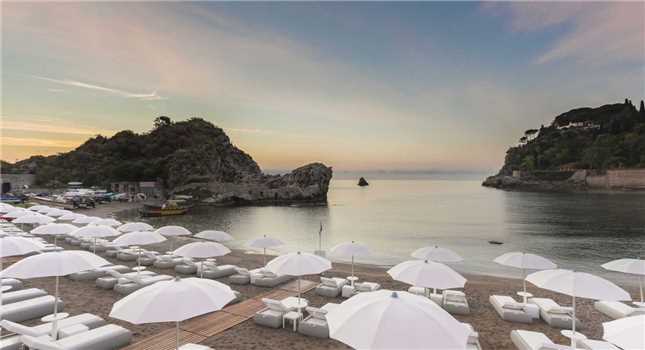 Grand Hotel Mazzarò Sea Palace Strand