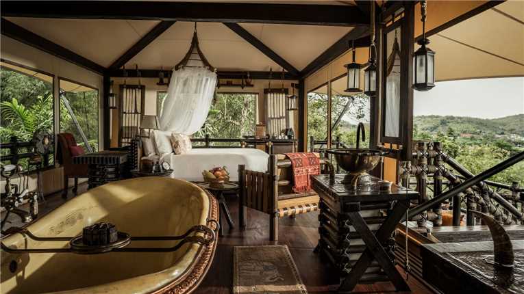 Four Seasond Tented Camp Golden Triangle Zimmer