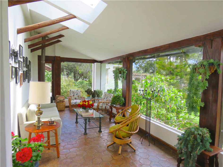 Hacienda Zuleta Area Sitzecke