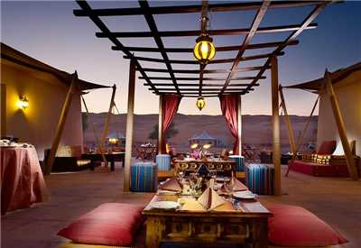 Desert Night Camp Terrasse
