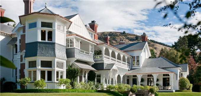Otahuna Lodge Außenansicht