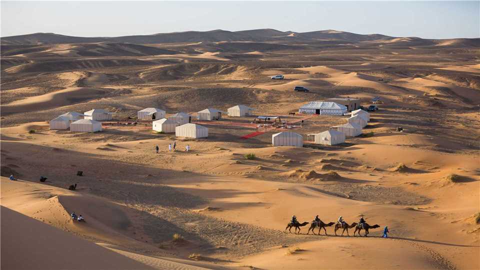 Merzouga Luxury Desert Camp Außenansicht